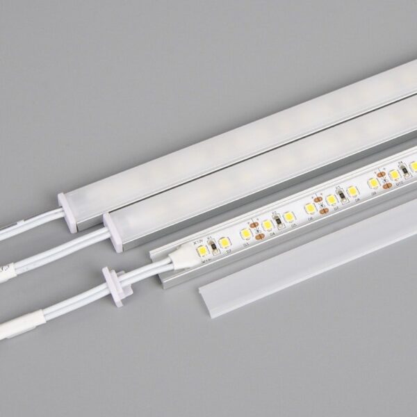 Round Aluminum profile smd  Rigid Magnetic Light Bar For Shelf Display - Image 3